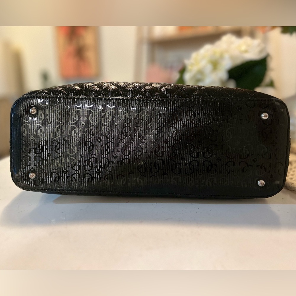 Guess Black Queenie Satchel Handbag - Picture 10 of 15